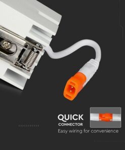 Faretto Led Da Incasso Quadrato 4W Neutro 4000K UGR<19 Riflettore 38° CRI>90 Chip Samsung SKU-986