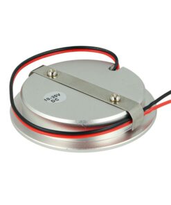 Mini Faretto Led Da Incasso Rotondo 5W AC/DC 12V DC 24V Bianco Caldo Foro 60mm Colore Alluminio Satinato