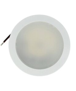 Mini Faretto Led Da Incasso Rotondo Carcassa Bianca 5W AC/DC 12V DC 24V Caldo 3000K Foro 60mm