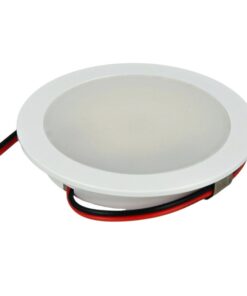 Mini Faretto Led Da Incasso Rotondo Carcassa Bianca 5W AC/DC 12V DC 24V Caldo 3000K Foro 60mm
