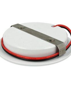 Mini Faretto Led Da Incasso Rotondo Carcassa Bianca 5W AC/DC 12V DC 24V Freddo 6000K Foro 60mm