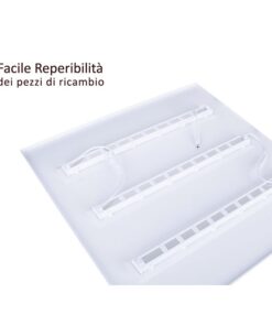 Alternative view of Pannello Led Con Ottica Modulare UGR 16 Bianco Neutro 30W 60X60cm 150LM/W Per Ufficio Enti Pubblici