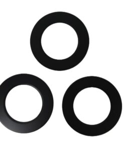 3 Pezzi Coperchi Rotondi Nero Per Faretti Led FP8705W