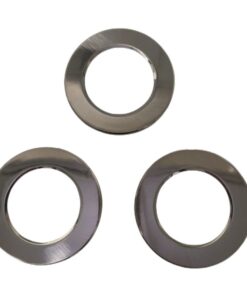 Alternative view of 3 Pezzi Coperchi Rotondi Nichel Satinato Per Faretti Led FP8705W