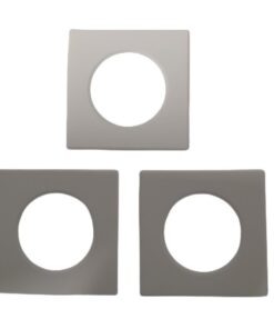Alternative view of 3 Pezzi Coperchi Quadrati Bianco Per Faretti Led FP8705W