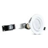 3 PZ Faretti LED Incasso Rotondo Orientabile 5W Carcassa Bianco 6400K Freddo con Lampada GU10 Sostituibile SKU 8883
