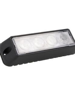 Fanale Luci Diurne A Led DRL Work Light Faro Da Lavoro 12V 24V 12W (4X3W) IP67 Bianco