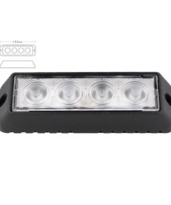 Fanale Luci Diurne A Led DRL Work Light Faro Da Lavoro 12V 24V 12W (4X3W) IP67 Bianco