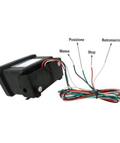 Faro Led Posteriore Luci Posizione Stop Retromarcia 3 In 1 Subaru WRX STI 2011-2018 XV 2013-2018 Impreza GP 2011-2018