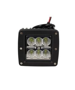 Fanale Luci Diurne A Led DRL Work Light Faro Da Lavoro Quadrato 12V 24V 24W (6X4W) IP67 Bianco