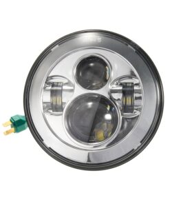 Faro Led 7 Pollici 40W Headlight Proiettore + 2 Luci Led 4,5 Pollici 30W Fendinebbia Compreso Staffa di Fissaggio Per Moto Harley Davidson