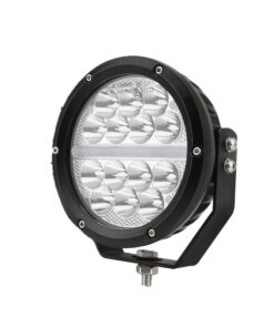 Faro Led Fuoristrada Rotondo 6'' 70W 7000LM + DRL Bianco 10W 12V 24V IP67 6000K Omologato E-Mark