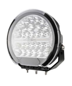 Faro Led Fuoristrada Rotondo 9'' 150W 15000LM + DRL Bianco 5W + Luce SOS Arancione 5W 12V 24V IP67 6000K Omologato E-Mark