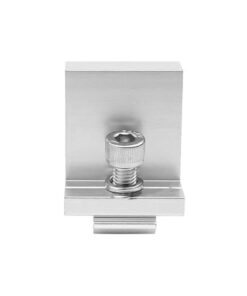 Italia Morsetti Terminali in Alluminio per Fissaggio Pannelli Solari Fotovoltaici 30mm (Confezione 4 Pezzi) SKU-11388-A