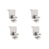 4 Morsetti Terminali in Alluminio per Fissaggio Pannelli Fotovoltaici SKU 11388