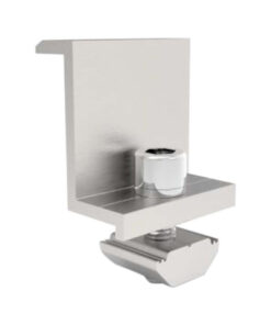 4 Morsetti Terminali in Alluminio per Fissaggio Pannelli Fotovoltaici SKU 11388