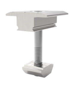 8 Morsetto centrale in alluminio per fissaggio pannelli fotovoltaici VT-450 VT-545 SKU-11389