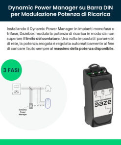 Alternative view of Daze Dynamic Power Manager su Barra DIN per Modulazione Potenza di Ricarica Wallbox Trifase 30kw DPMT