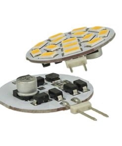 Alternative view of 2 Pezzi Lampadine LED G4 Bispina DC AC 12V 24V 3,5W Bianco Freddo 6000K 15 SMD 5630 10V-30V
