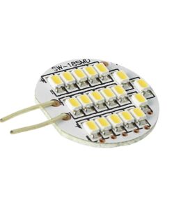 Lampada LED Bispina G4 2W DC 12V 18 SMD 3528 Bianco Caldo Lampadario Casa