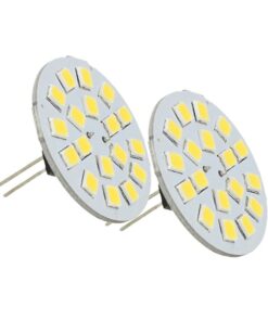 2 Pezzi Lampadine LED, Lampadina G4 Bispina DC AC 12V 24V 3W Bianco Caldo Attacco Centrale 18 SMD 2835