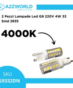 Alternative view of 2 Pezzi Lampade Led G9 220V 4W 400LM Bianco Neutro 4000K 32 Smd 2835