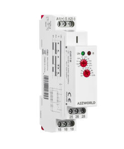 Relè Passo Passo Silenzioso, Relè Temporizzatore Modulare (0.1S-10D), 2 Funzione in Unico Relay, 1 Modulo Barra DIN, AC/DC12-240V, 2X16A, Funzione DC/AC 12V 24V 220V GRT8