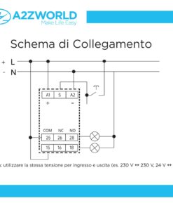 Relè Passo Passo Silenzioso, Relè Temporizzatore Modulare (0.1S-10D), 2 Funzione in Unico Relay, 1 Modulo Barra DIN, AC/DC12-240V, 2X16A, Funzione DC/AC 12V 24V 220V GRT8