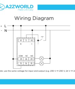 Relè Passo Passo Silenzioso, Relè Temporizzatore Modulare (0.1S-10D), 2 Funzione in Unico Relay, 1 Modulo Barra DIN, AC/DC12-240V, 2X16A, Funzione DC/AC 12V 24V 220V GRT8