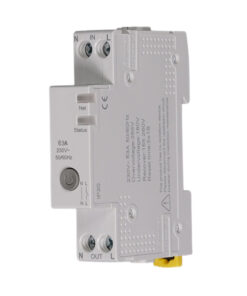 Interruttore WiFi Modulare 63A 220V, 1 Modulo DIN, Memoria, Controllo Remoto con App Tuya Smart Life, Monitoraggio Consumi in Tempo Reale, Compatibile Alexa e Google Home