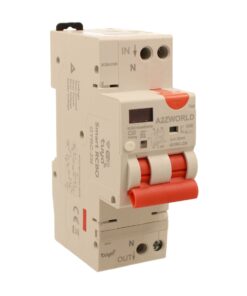 Interruttore Differenziale Magnetotermico WiFi con Riarmo Automatico e Display, Salvavita Tipo A Curva C 30mA, 220V 1-20A 2M, App Tuya con Misure: Corrente Residua, Intensità, Potenza, Tensione, Temperatura, Consumo