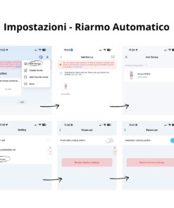 Interruttore Differenziale Magnetotermico WiFi con Riarmo Automatico e Display, Salvavita Tipo A Curva C 30mA, 220V 20-40A 2M, App Tuya con Misure: Corrente Residua, Intensità, Potenza, Tensione, Temperatura, Consumo