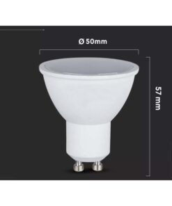 Lampada Led GU10 5W 400LM 220V 110 Gradi Caldo 3000K Diffusore Opale SKU-211685