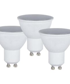 3 PZ Lampada LED GU10 5W 220V 110° Bianco Neutro 4000K Diffusore Opale SKU 217270