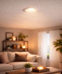 Lampada Led GU10 10W 1300LM Angolo Largo 110 Gradi Bianco Caldo 3000K 220V D50X58mm