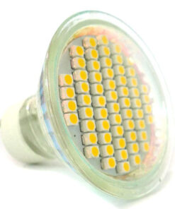 Lampada Faretto LED GU10 4W = 40W 220V Bianco Freddo 60 SMD 3528