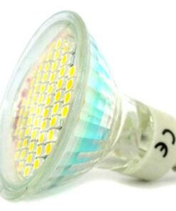 Lampada Faretto LED GU10 4W = 40W 220V Bianco Puro 60 SMD 3528