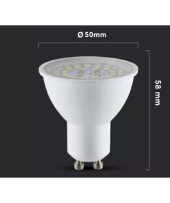 Alternative view of Lampada Led GU10 5W 800LM 220V 110 Gradi Freddo 6400K 160LM/W Massimo Risparmio SKU-2839