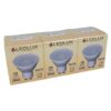 3 PZ Lampadina LED GU10 Dimmerabile Triac 7W 220V Bianco Caldo 3000K 570 Lumens