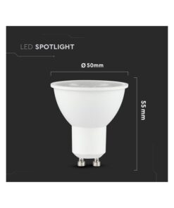 Alternative view of Lampada Led GU10 8W 220V 38 Gradi Caldo 3000K Angolo Stretto SKU-218751