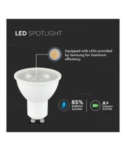 Lampada Led GU10 8W 220V 38 Gradi Freddo 6400K Angolo Stretto SKU-218771