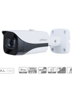 Telecamera Analogica Bullet 1080P 2MP Full Color Starlight 120dB True WDR 3DNR Ottica Fissa 3.6mm IP67 DC12V HDCVI Carcassa Plastica DAHUA HAC-HFW2249EP-A