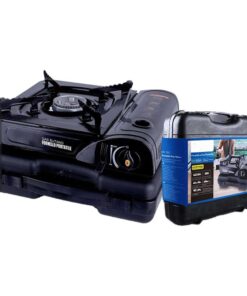 Fornello Portatile a Gas Butano da 2300W 160g/h Fornello da Campeggio con Custodia 33x29x10cm