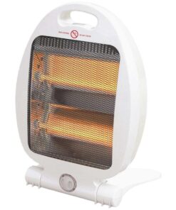 Alternative view of Stufa Elettrica al Quarzo 800W Basso Consumo Energetico con 2 Lampade al Quarzo per Riscaldamento Rapido Bianco