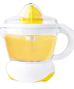 Spremiagrumi Automatico da 25W Estrazione Efficiente Capacità 0.7L Coni Multipli per Spremuta Arancia Elettrico Succo di Frutta Giallo