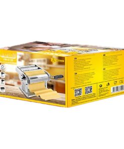 Macchina per Pasta con Trafile Staccabili Rulli in Acciaio Regolabile 9 Spessore Perfetto per Lasagne Tagliatelle e Tagliolini SKU 5120