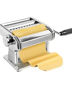 Macchina per Pasta con Trafile Staccabili Rulli in Acciaio Regolabile 9 Spessore Perfetto per Lasagne Tagliatelle e Tagliolini SKU 5120