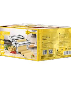 Macchina per Pasta con Trafile Staccabili Rulli in Acciaio Regolabile 9 Spessore Perfetto per Lasagne Tagliatelle e Tagliolini SKU 5125
