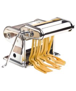 Macchina per Pasta con Trafile Staccabili Rulli in Acciaio Regolabile 9 Spessore Perfetto per Lasagne Tagliatelle e Tagliolini SKU 5125