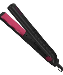 Piastra per Capelli 30W Riscaldamento Rapido con Piastre da 10cm in Ceramica Max 200 gradi con Cavo Girevole a 360 per Capelli Lisci Nero